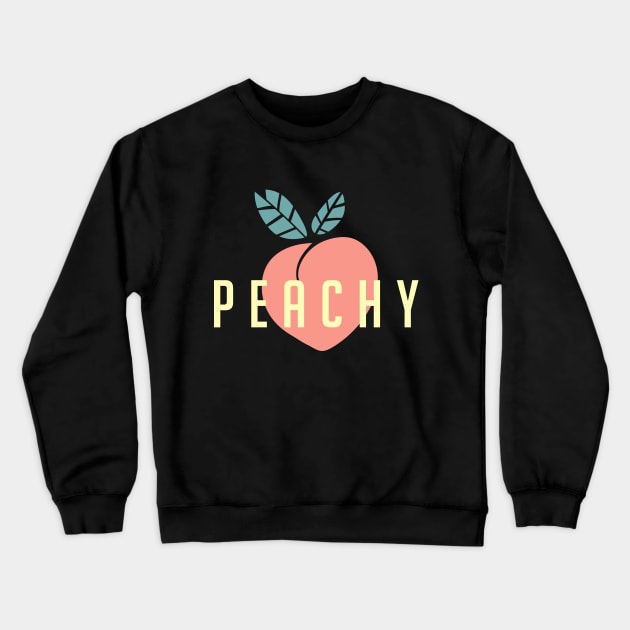 Peachy Peach Crewneck Sweatshirt by LittleMissy